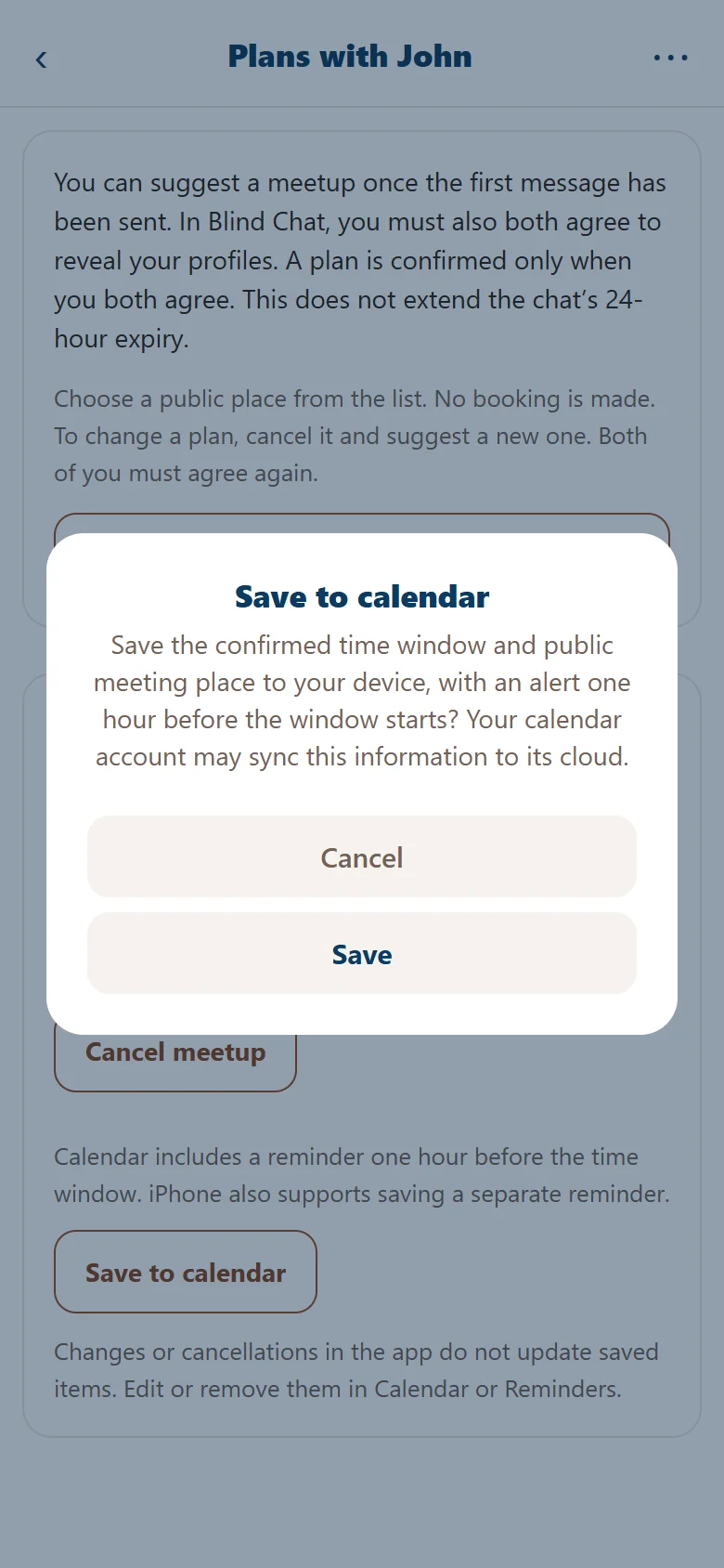 SooDaMate calendar consent app preview